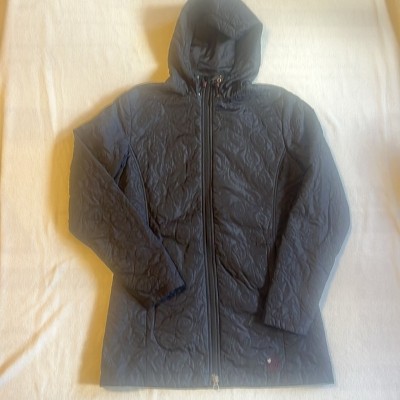ISIS Clothing for Women Quilted Hooded  Jacket black with hood size 6 - Picture 4 of 13